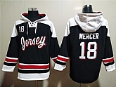 Devils 18 Dawson Mercer Black All Stitched Sweatshirt Hoodie,baseball caps,new era cap wholesale,wholesale hats